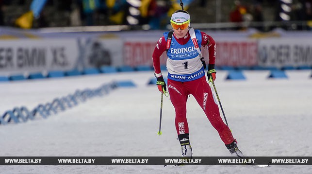 Белоруска Дарья Юркевич заняла третье место на этапе Кубка мира по биатлону в Швеции