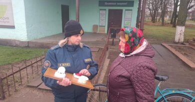 Сотрудники Ляховичского РОЧС провели дворовой сход в Липске