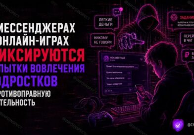 В мессенджерах и онлайн-играх фиксируются попытки вовлечения подростков в противоправную деятельность