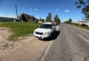В Ляховичском районе камень из-под косилки повредил лобовое стекло автомобиля