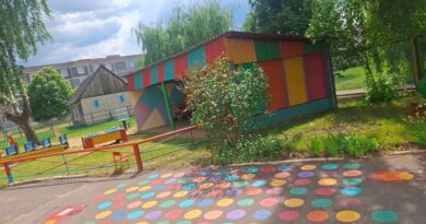 Уличный арт: тематический объект МЧС появился в детском саду №3 города Ляховичи Уличный арт: тематический объект МЧС появился в детском саду №3 города Ляховичи