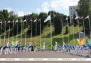 Флаг «Славянского базара» подняли возле Летнего амфитеатра Флаг «Славянского базара» подняли возле Летнего амфитеатра