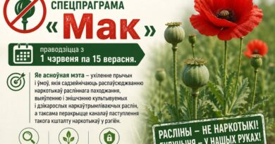 Мак па-за законам. На Ляхавіччыне з 1 чэрвеня па 15 верасня праходзіць рэспубліканская спецпраграма «Мак» Мак па-за законам. На Ляхавіччыне з 1 чэрвеня па 15 верасня праходзіць рэспубліканская спецпраграма «Мак»