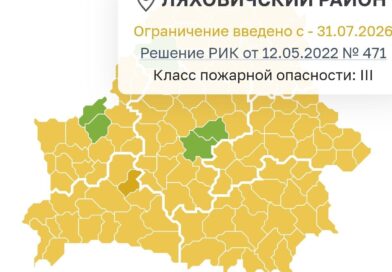 Ограничение на посещение лесов введено в Ляховичском районе Ограничение на посещение лесов введено в Ляховичском районе