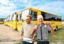 Ключы адкрываюць  маршруты ведаў. Новыя аўтобусы будуць падвозіць школьнікаў за ведамі ў Начаўскую і Конькаўскую школы